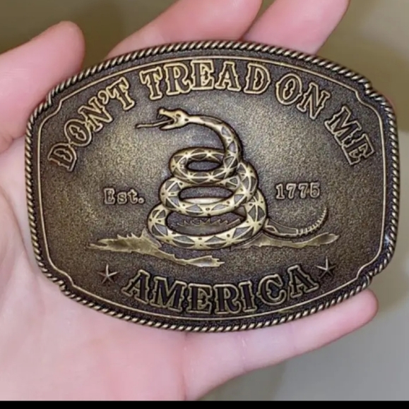 New don't tread on me snake belt buckle - Picture 2 of 8